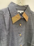 Ash Grey Handloom Mangalagiri Shirt-3